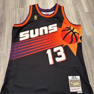 Mitchell & Ness Suns Black Jersey with Orange and black.